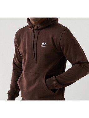Adidas Men's Essential Fleece brown Size S NEW WITH TAGS!